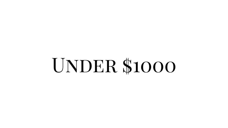 Jewelry Under $1000