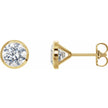 Yellow Gold Elizabeth Diamond Studs Earrings