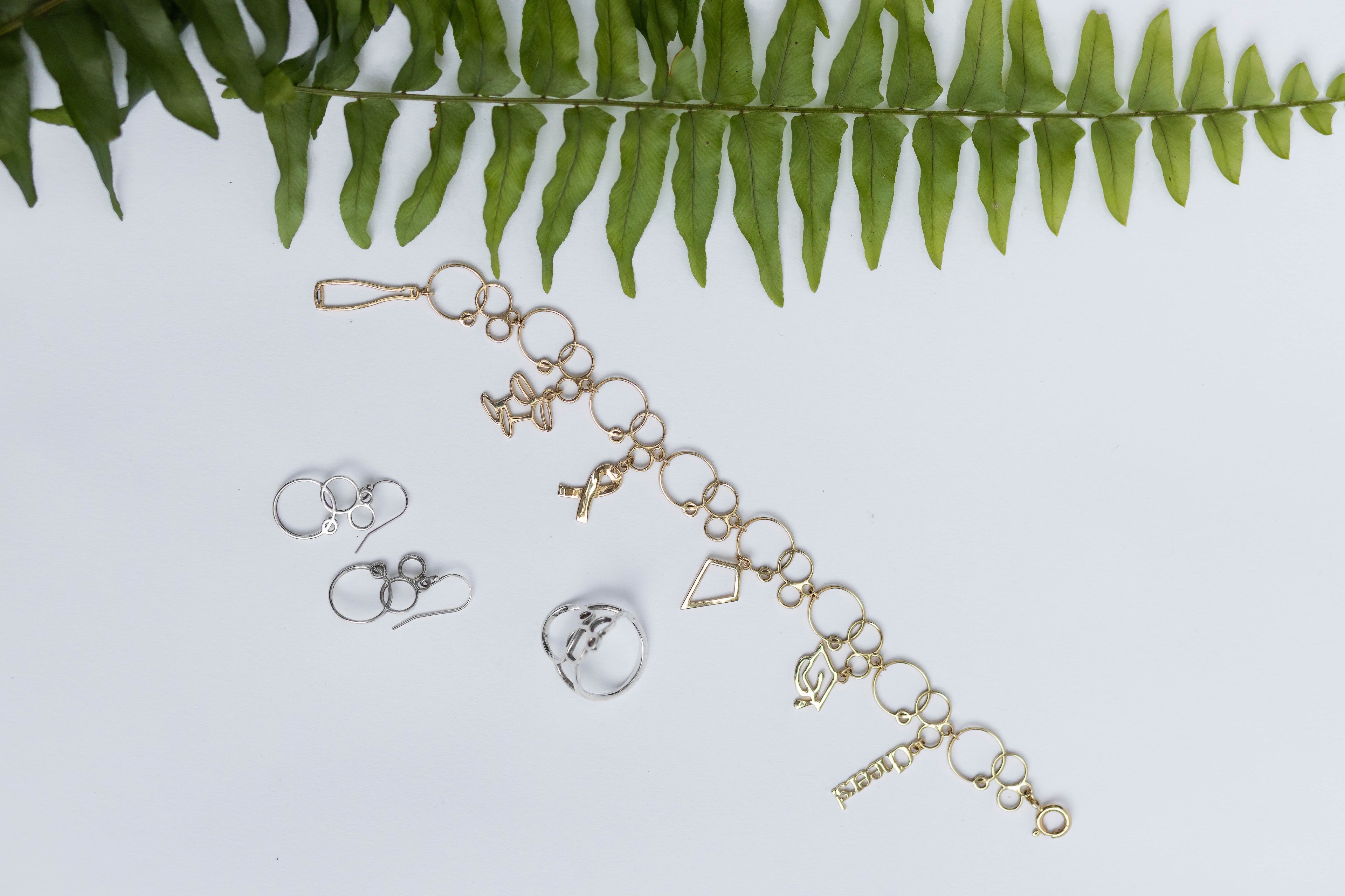 Celebracelet- Champagne Charm Bracelet