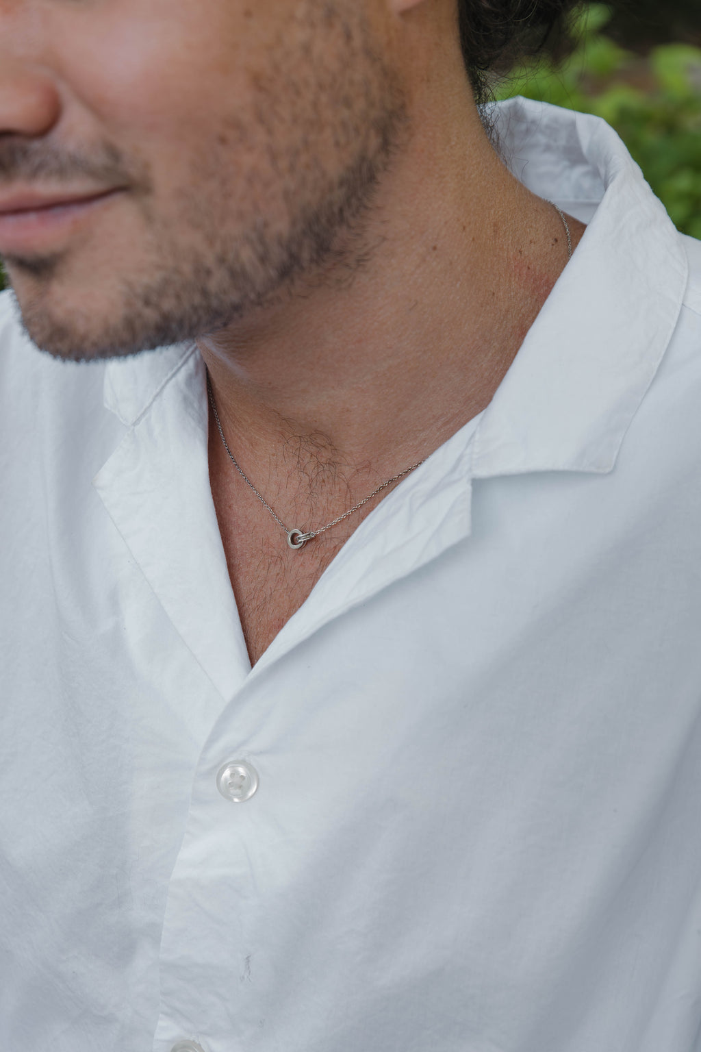 This and That Interlocking Circle Necklace