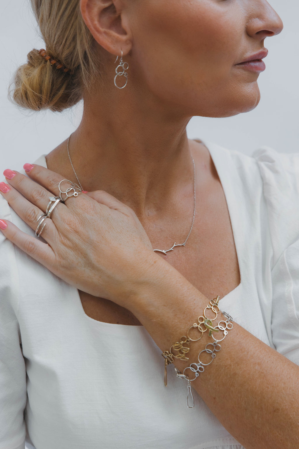 Celebracelet- Champagne Charm Bracelet
