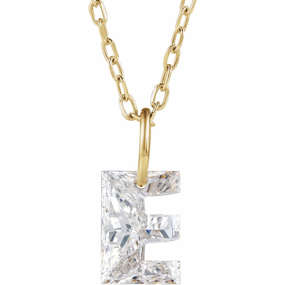 Diamond Initial Necklace