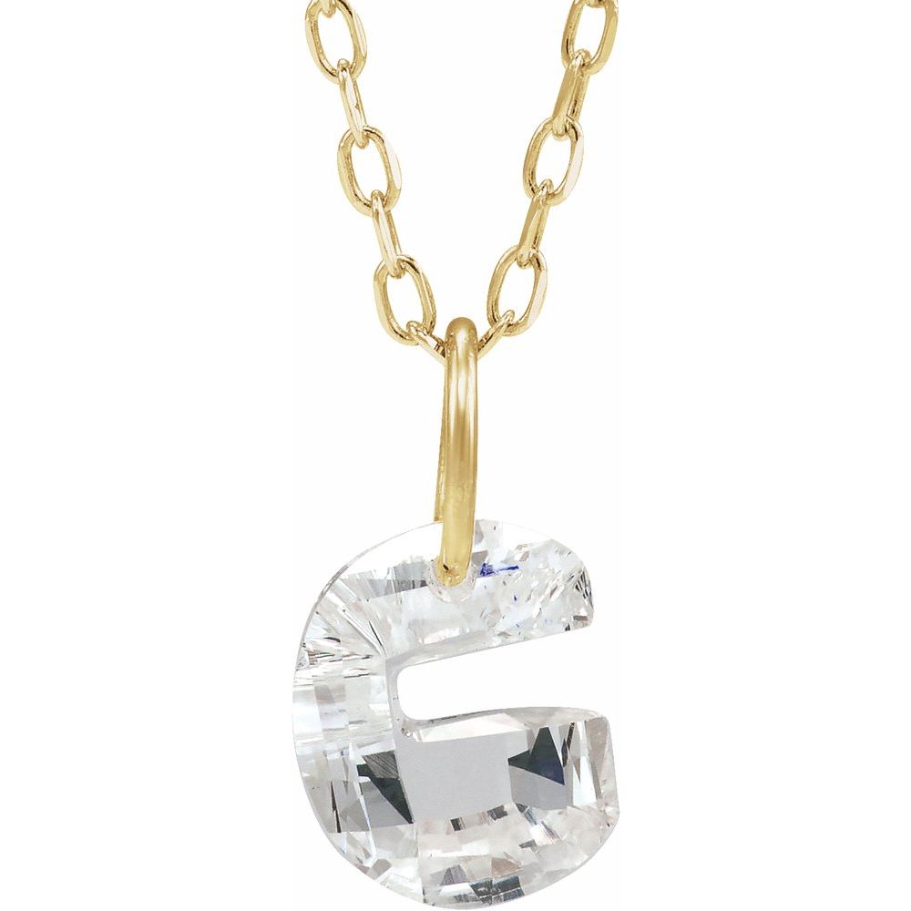 Diamond Initial Necklace