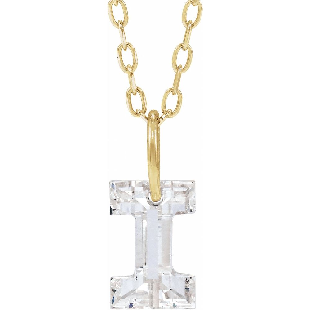 Diamond Initial Necklace