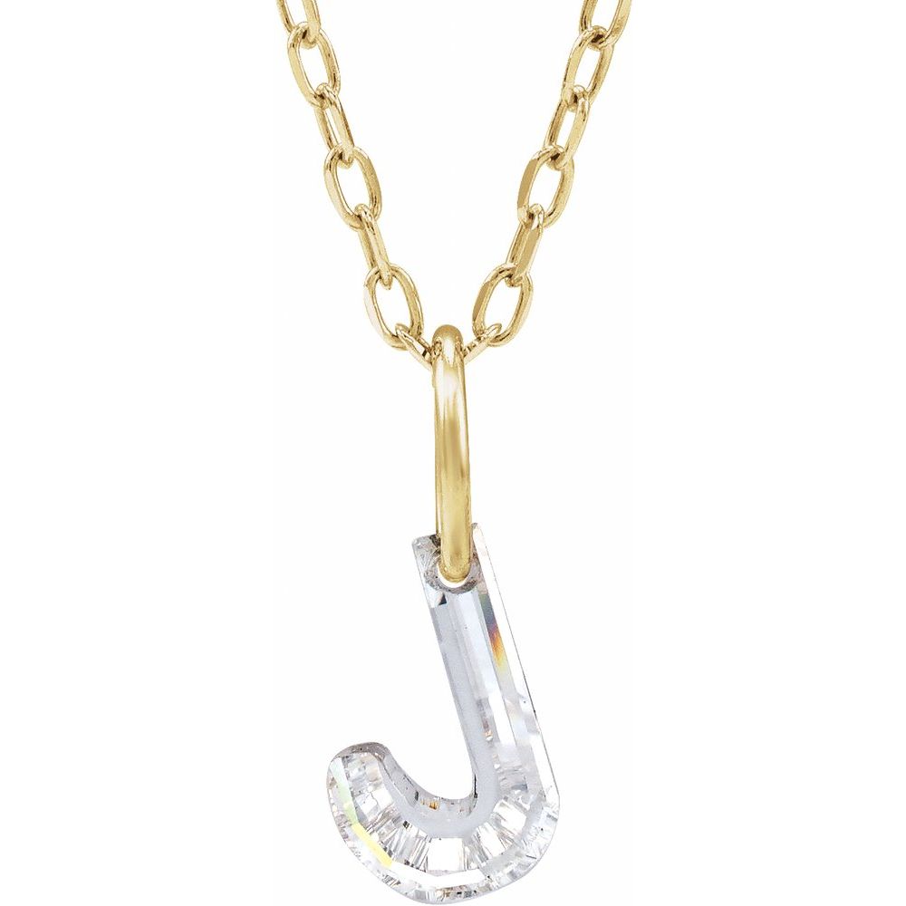 Diamond Initial Necklace