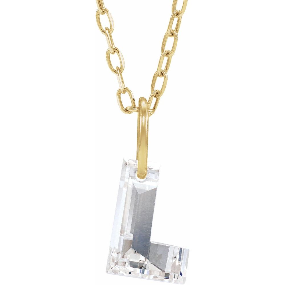 Diamond Initial Necklace