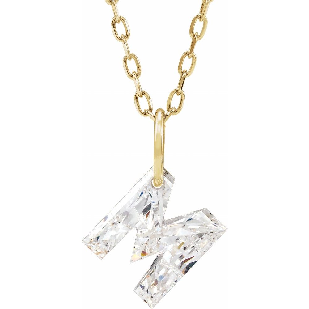 Diamond Initial Necklace