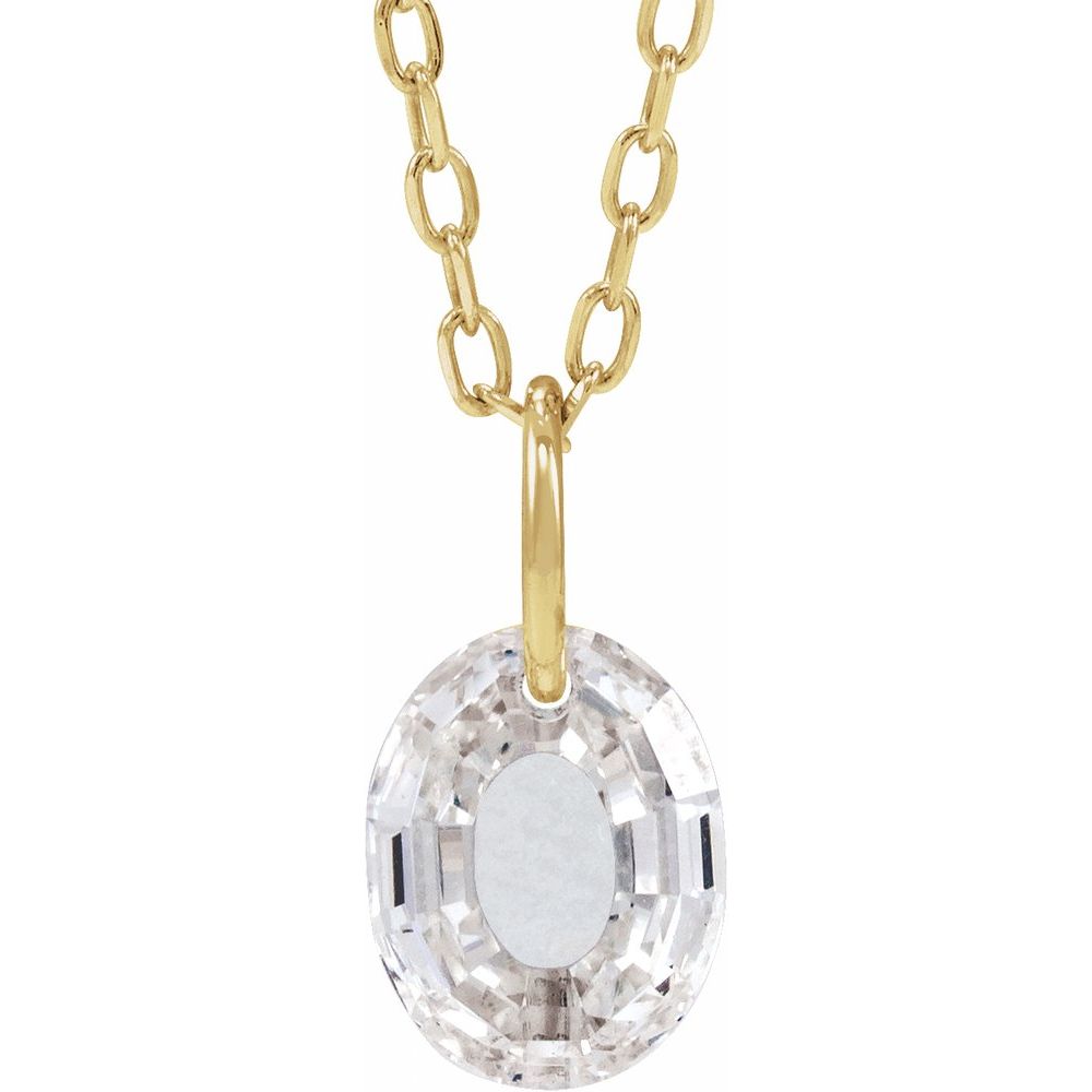 Diamond Initial Necklace