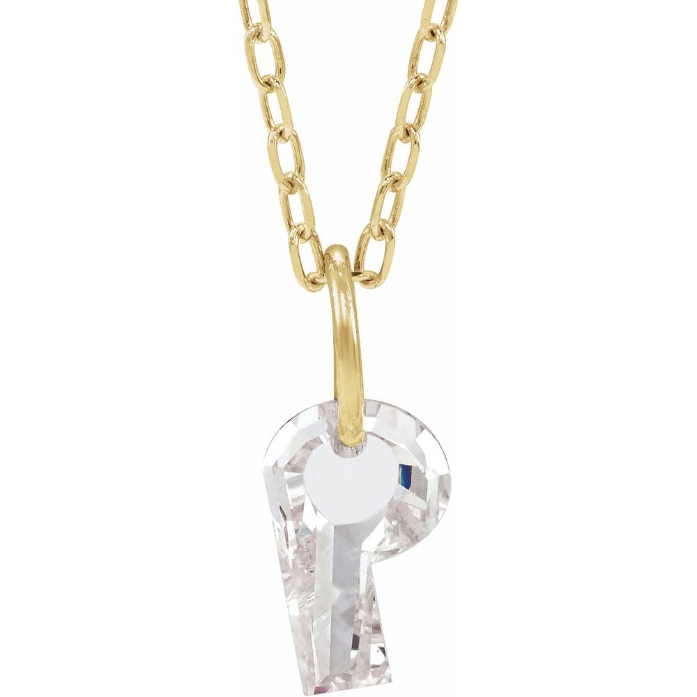 Diamond Initial Necklace