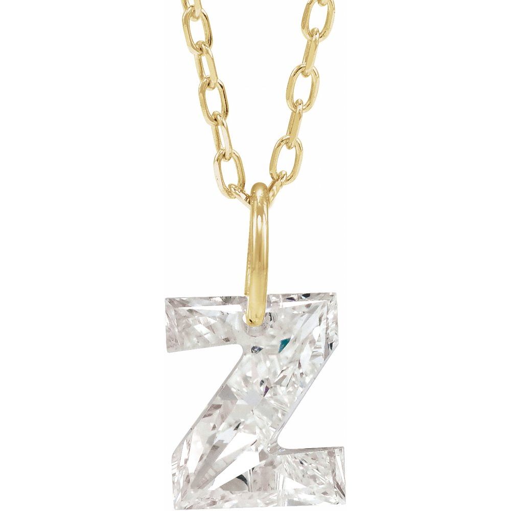 Diamond Initial Necklace