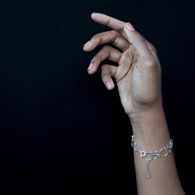 Celebracelet- Champagne Charm Bracelet