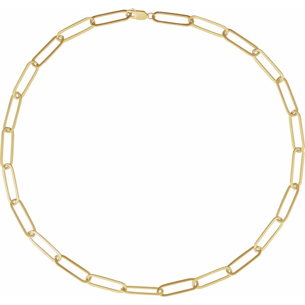 She Means Business Gold Paperclip Necklace