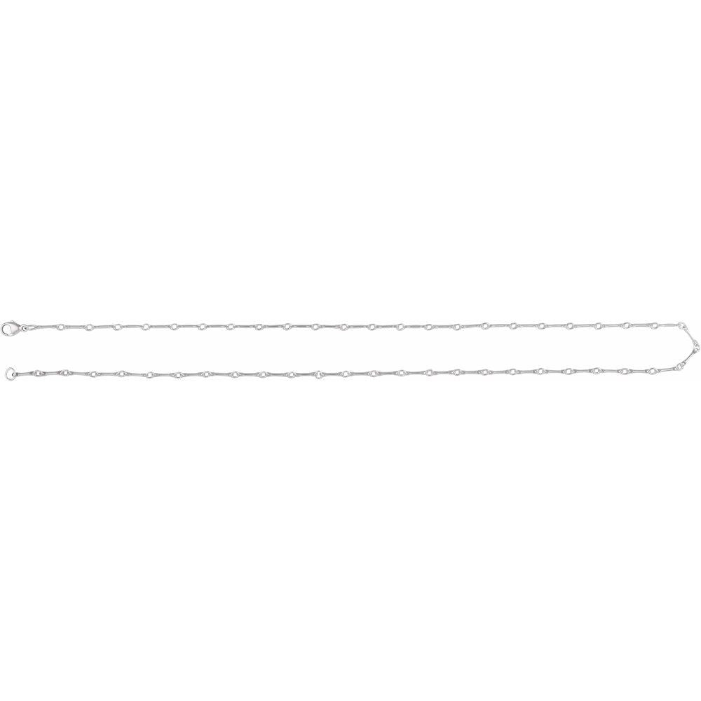 Belly up to the bar sterling silver link chain 