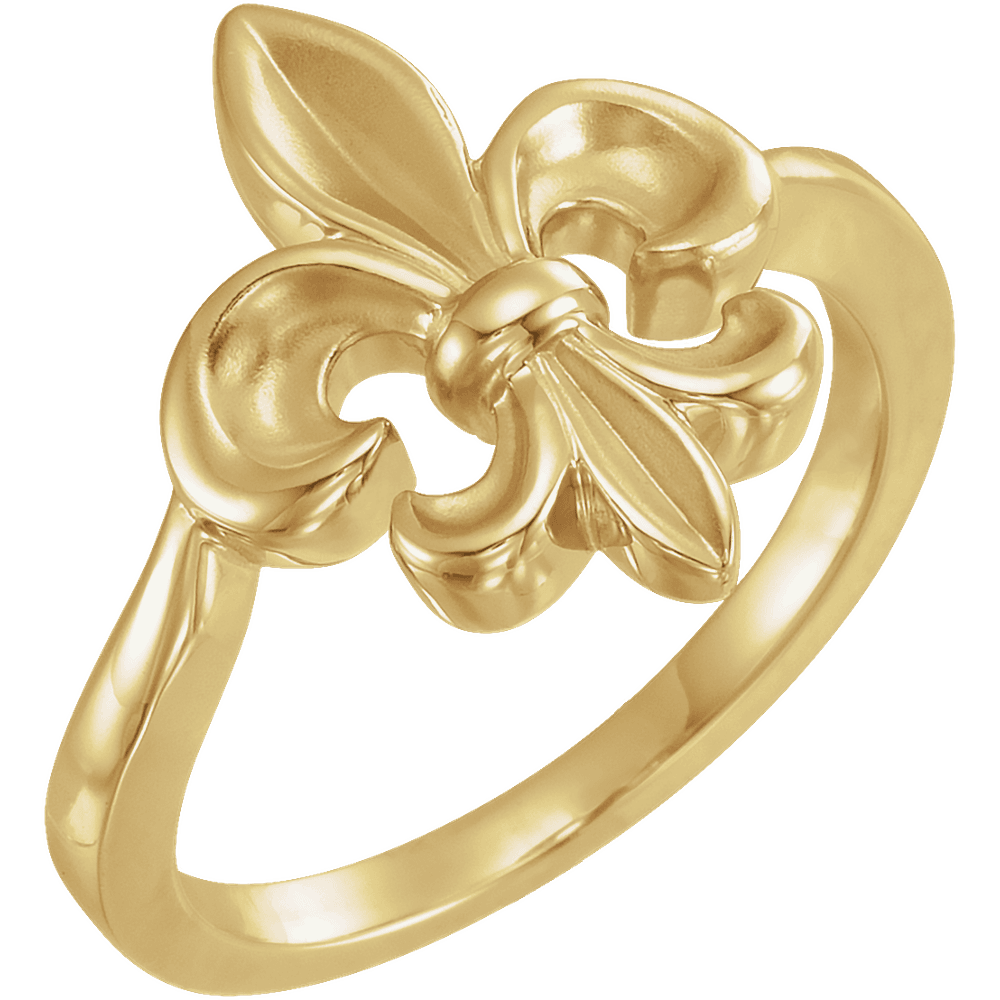 Fleurs De Lis Ring Gold