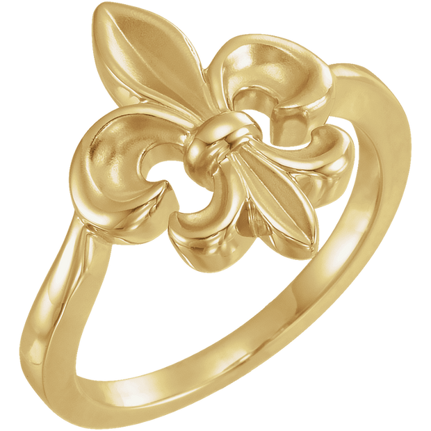 Fleurs De Lis Ring Gold