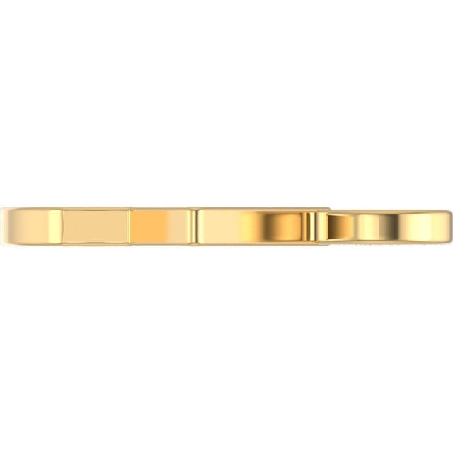 Gold Graduate Cap Charm for charm bracelet side profile